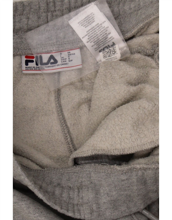 FILA Mens Tracksuit Trousers Joggers Small  Grey Cotton