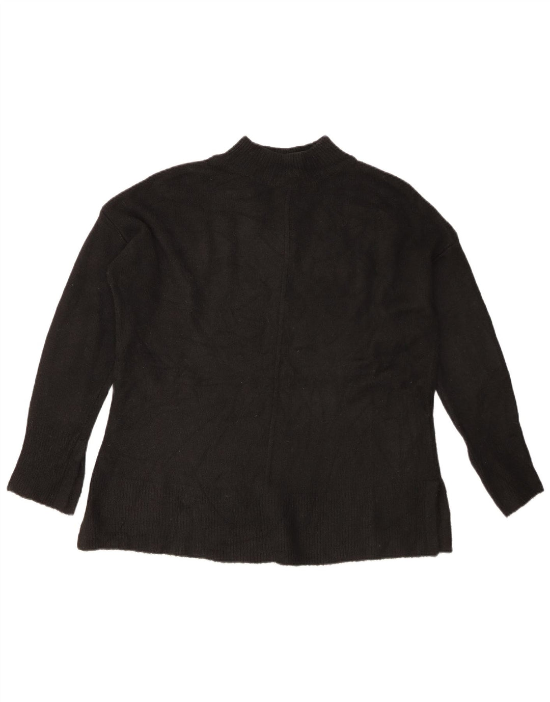 Marks & Spencer Womens Turtle Neck Jumper Sweater UK 14 Medium Black