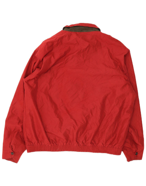 Męska kurtka bomberka Chaps UK 42 XL, czerwona, poliestrowa