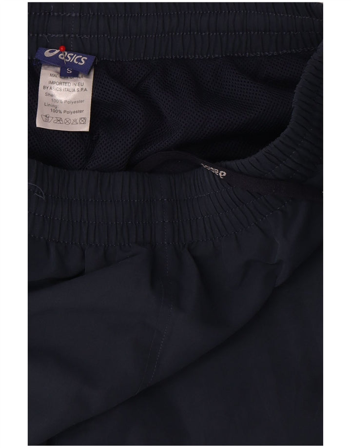 ASICS Mens Sport Shorts Small  Navy Blue Polyester