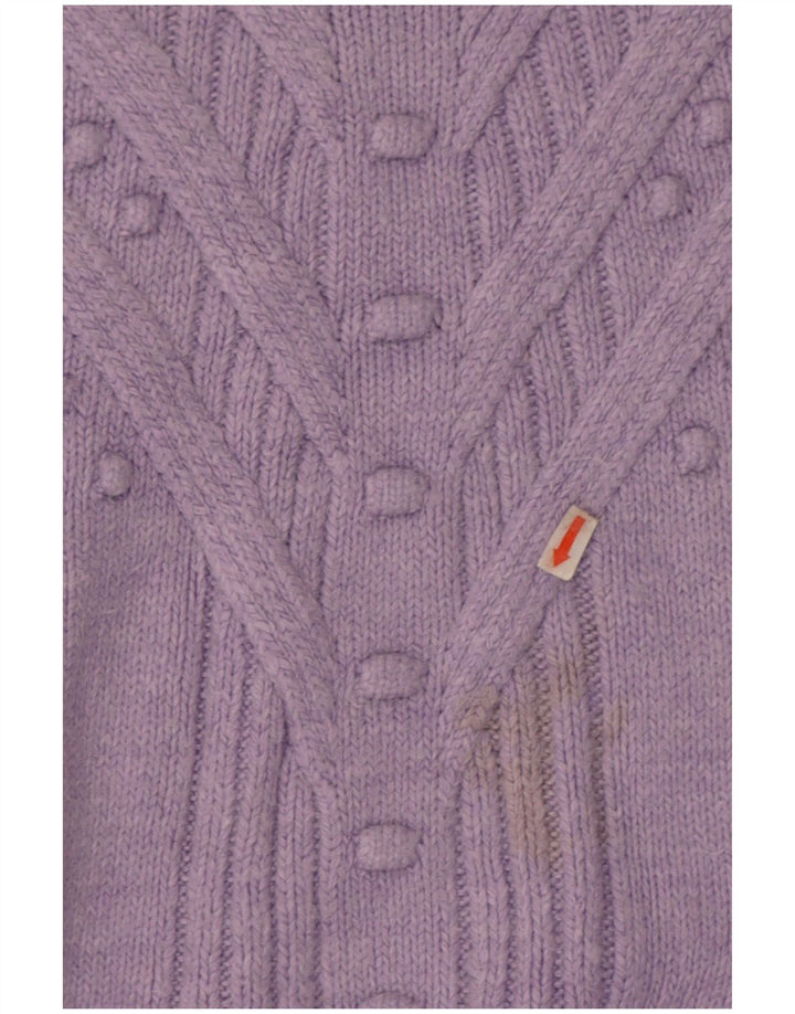 Marks & Spencer Dame Turtle Neck Jumper Sweater UK 14 Medium Purple