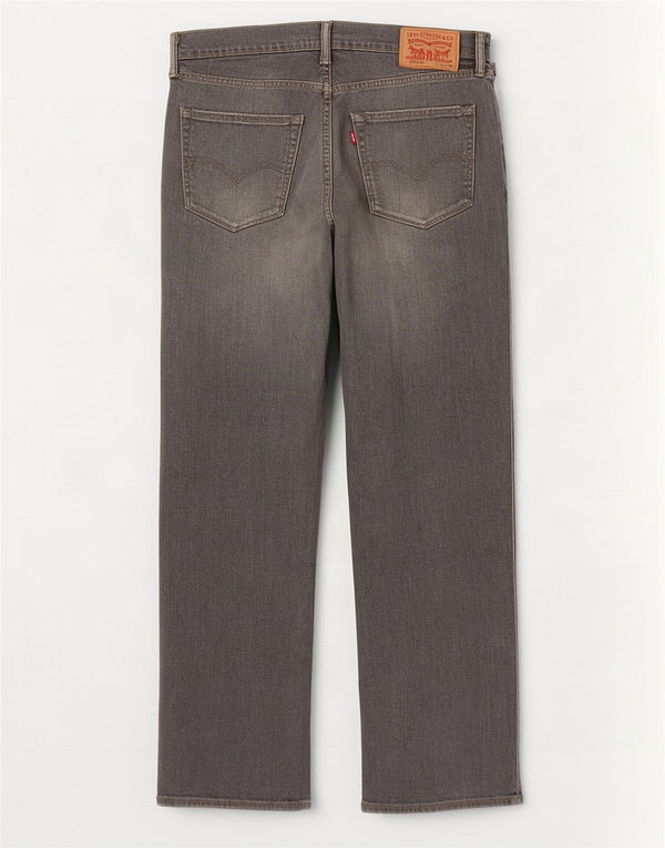 Levi's Masculino 504 Straight Jeans W36 L34 Cinza Algodão