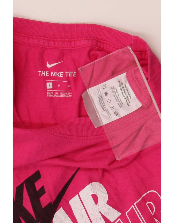 Nike Mens Graphic T-Shirt Top Small Pink Cotton