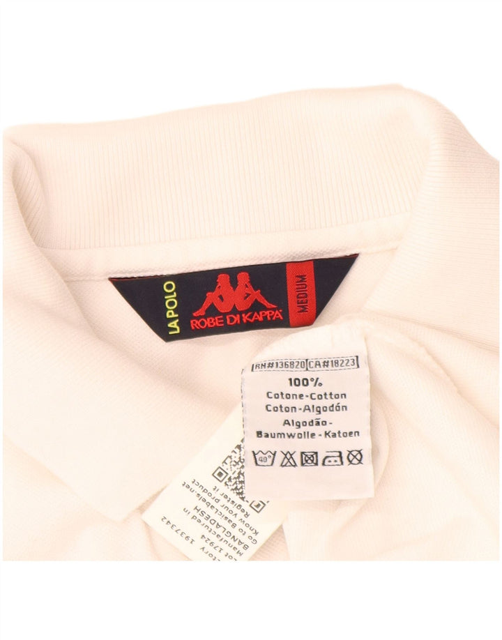 Kappa herre poloshirt Medium hvid bomuld