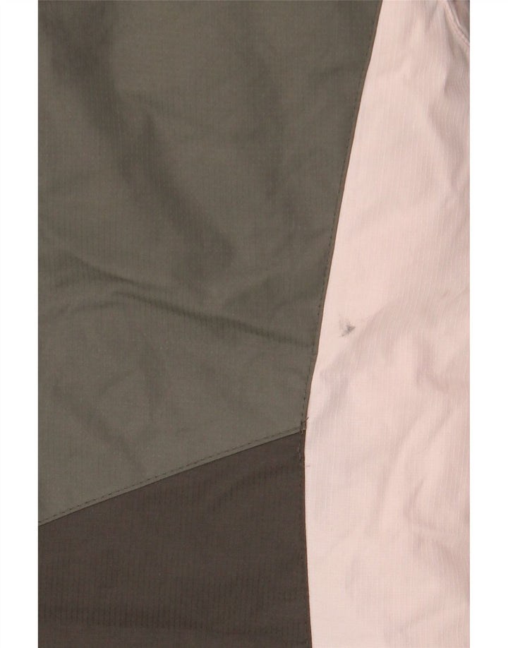 Mountain Warehouse Womens Windbreaker Jacket UK 14 Large Khaki Colourblock