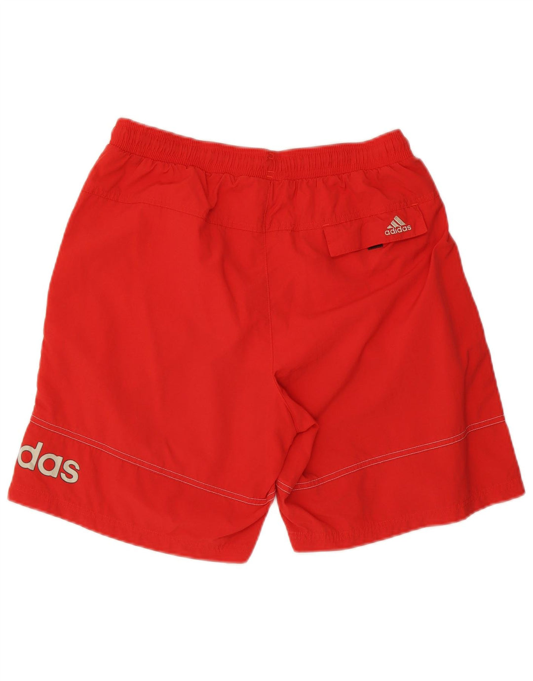 Adidas Mens Graphic Swimming Shorts Medium  Red Polyester