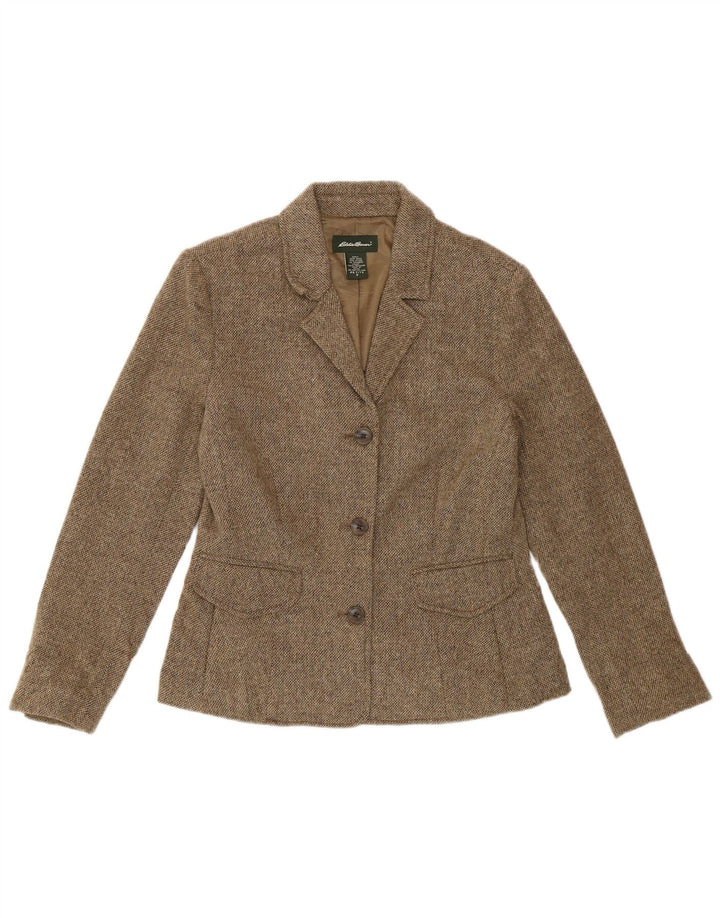 EDDIE BAUER Γυναικείο μπουφάν μπλέιζερ με 3 κουμπιά US 2 XS σε μπεζ φλύκταινες