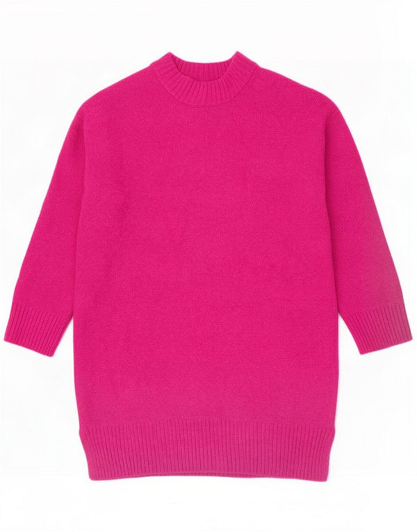 Zara Girls Loose Fit Jumper Rochie 11-12 ani roz acrilic