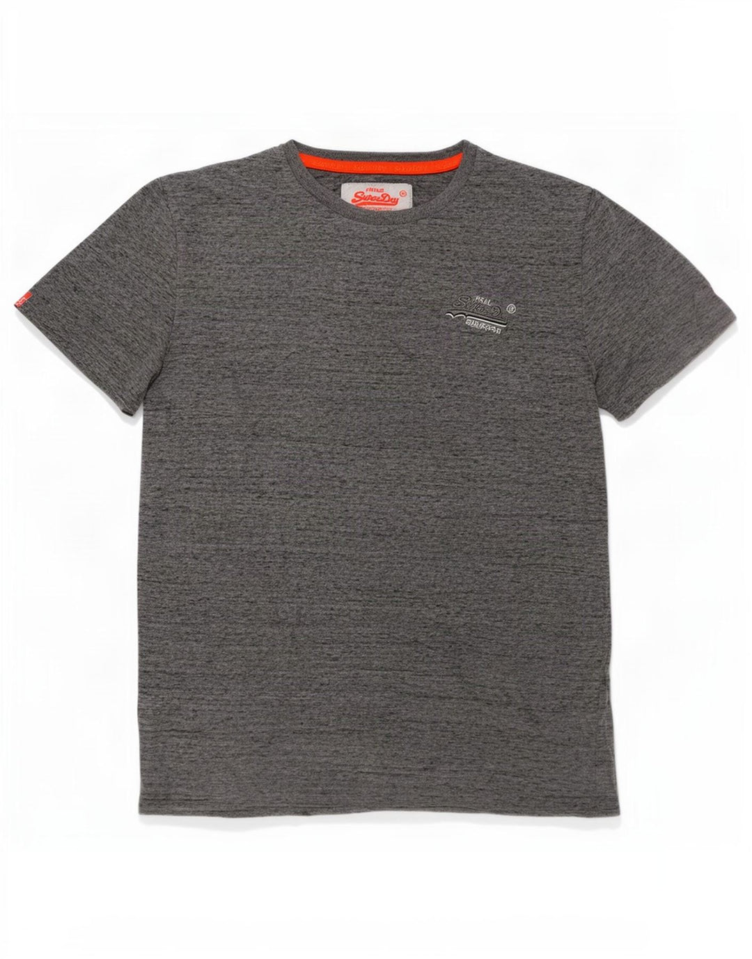 T-shirt męski Superdry, mały, szary, bawełniany w plamki