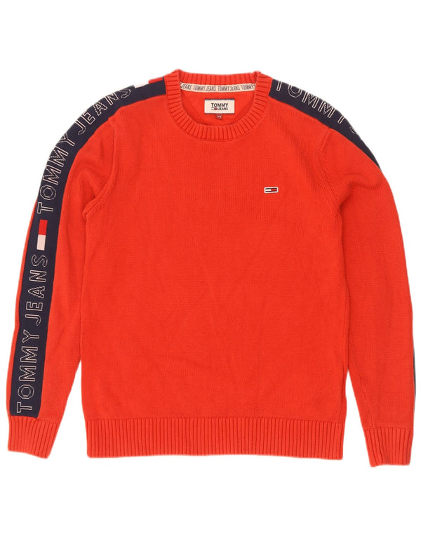 Tommy Hilfiger muški džemper s okruglim izrezom XS, crveni pamuk