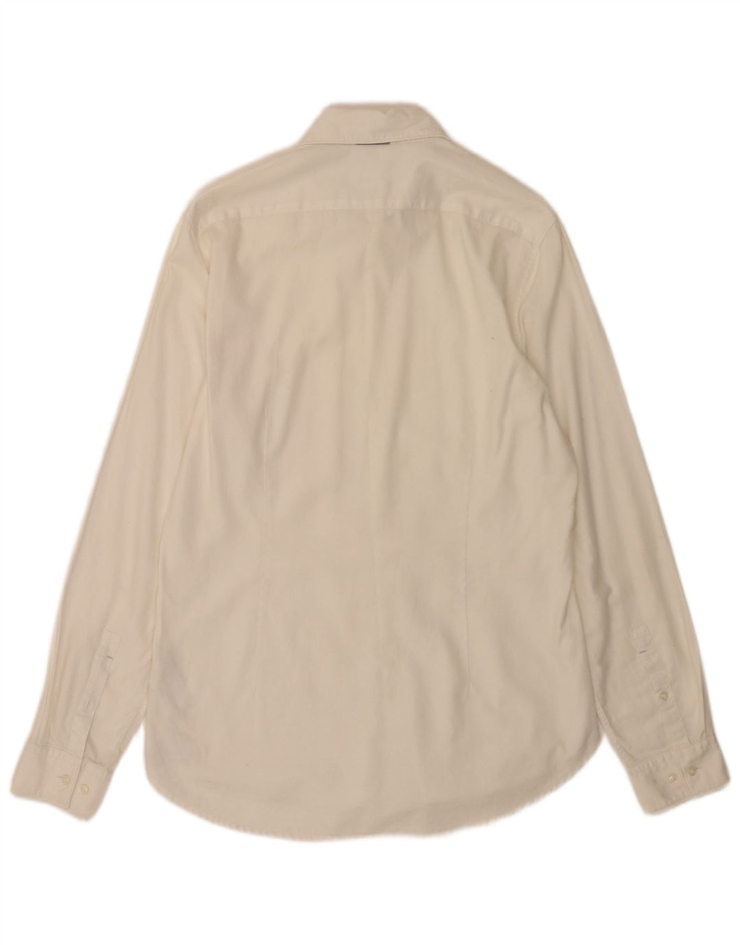 Michael Kors Mens Slim Fit Shirt Size 39 15 Medium White Cotton