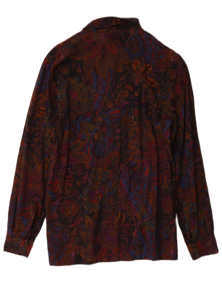 Creazioni Womens Shirt UK 14 Medium Multicoloured Paisley Viscose