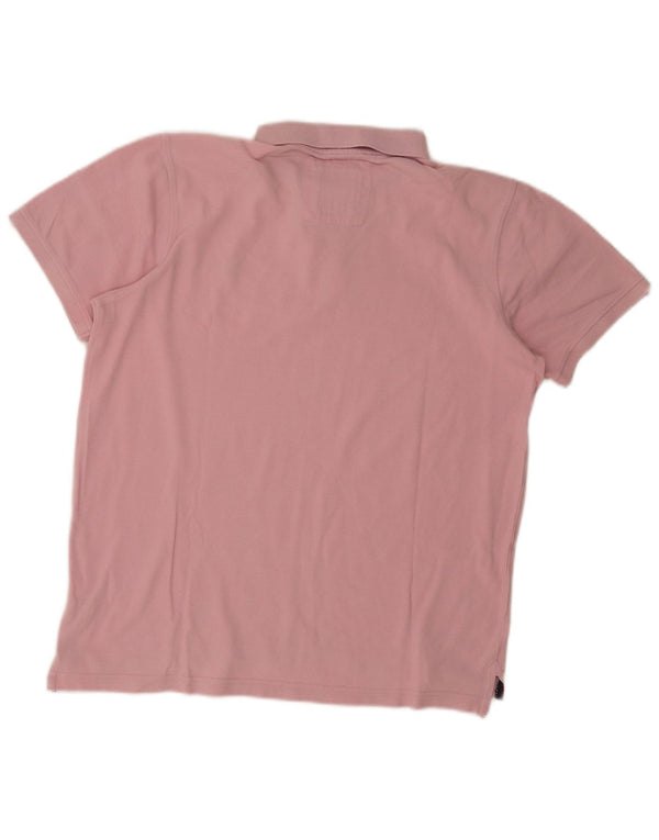 Crew Clothing Polo Homme Grand Rose Coton