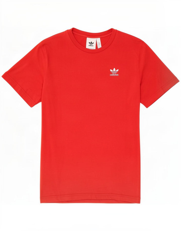 Adidas Męska Koszulka Top Mała Czerwona Bawełna