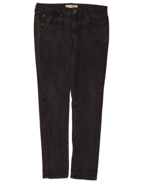 Женские джинсы скинни Topshop Baxter W30 L30, черный хлопок