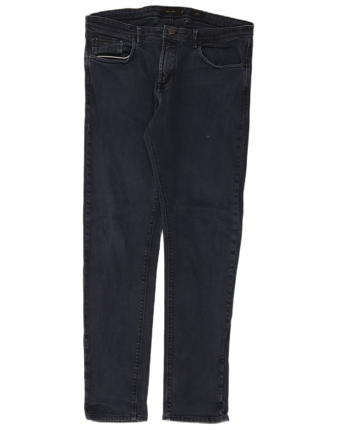 Massimo Dutti Mens Slim Jeans EU 36 XL W36 L32 Navy Blue