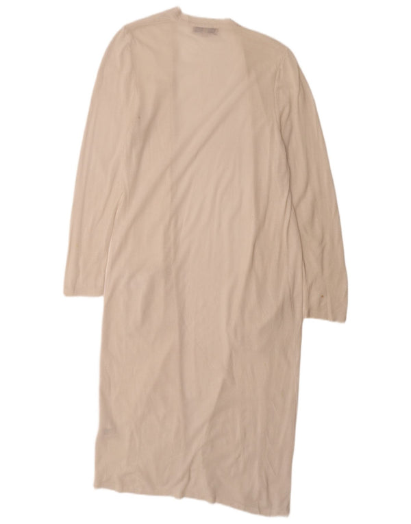 Pulover cardigan cu paragate pentru femei Marks & Spencer UK 14 Medium Off White