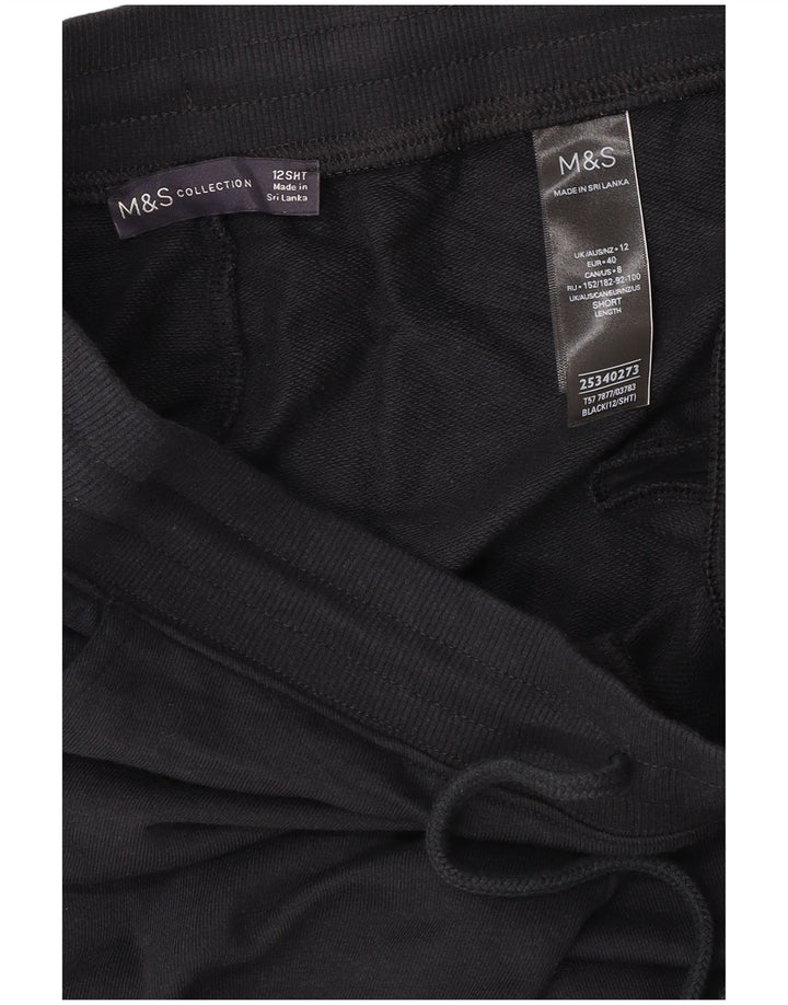 Marks & Spencer Womens Tracksuit Trousers Joggers UK 12 Medium Navy Blue