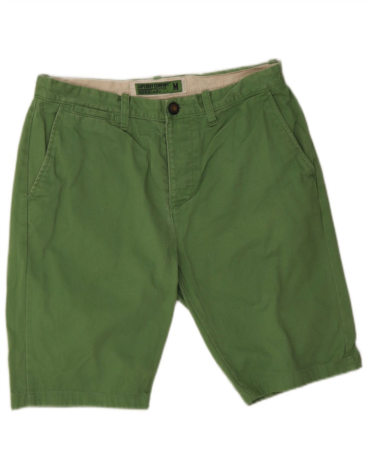 Superdry Mens Chino Shorts Medium W30 Green Cotton