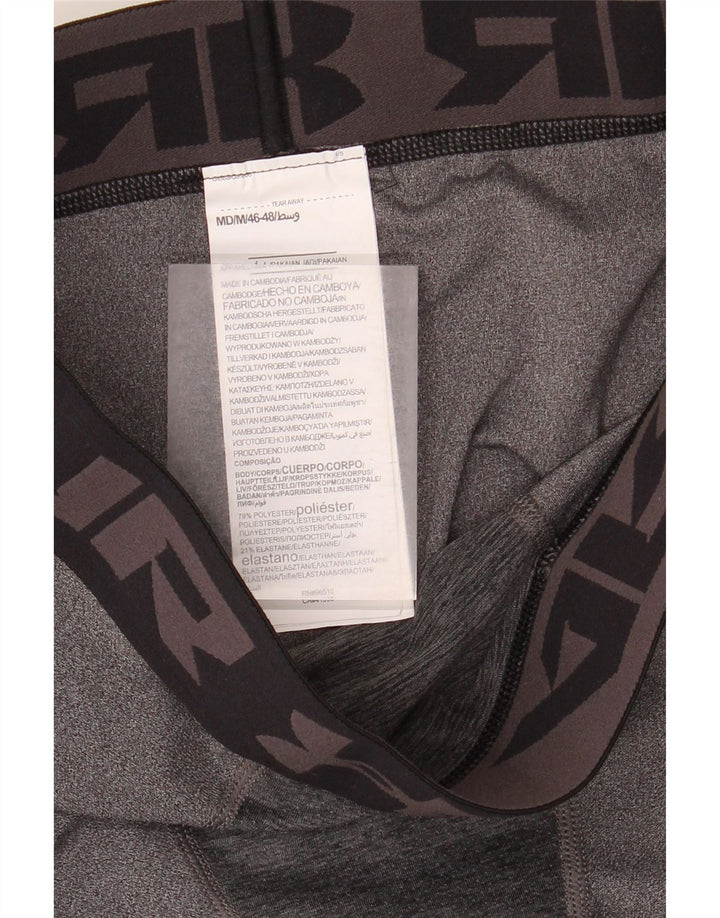Under Armour Womens Graphic Leggings UK 12 Medium Grey Polyester