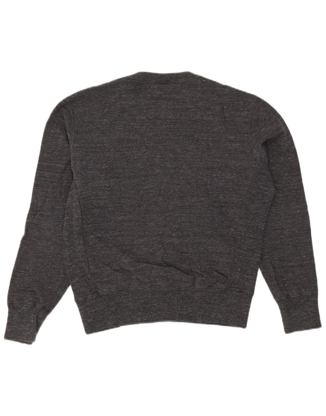 Champion Mens Crew Neck Jumper Sweater Medium Grey Flecked Cotton