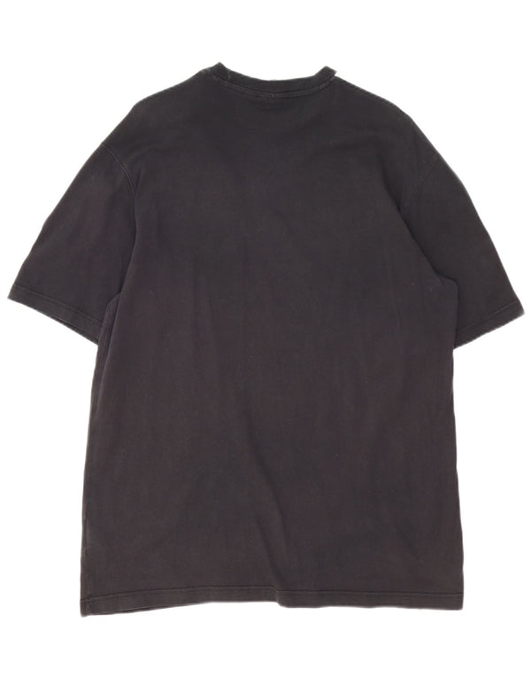 Adidas Herren Grafik T-Shirt Top Medium Schwarz Baumwolle