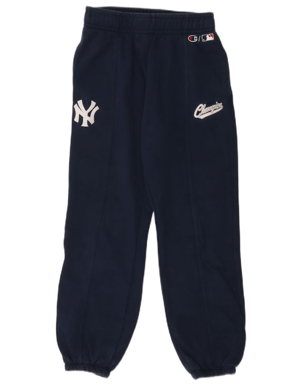 Champion Mens New York Yankees Tracksuit Trousers Joggers Small Navy Blue