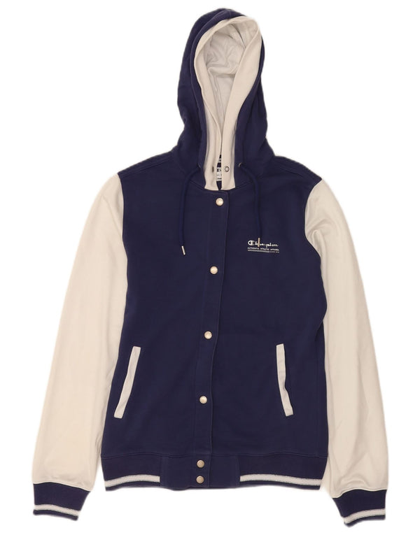Champion Damen Heritage Fit Varsity Jacke UK 14 Medium Marineblau