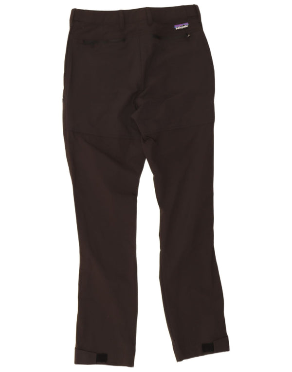 Patagonia Womens Slim Cargo Windbreaker Trousers W30 L30 Black