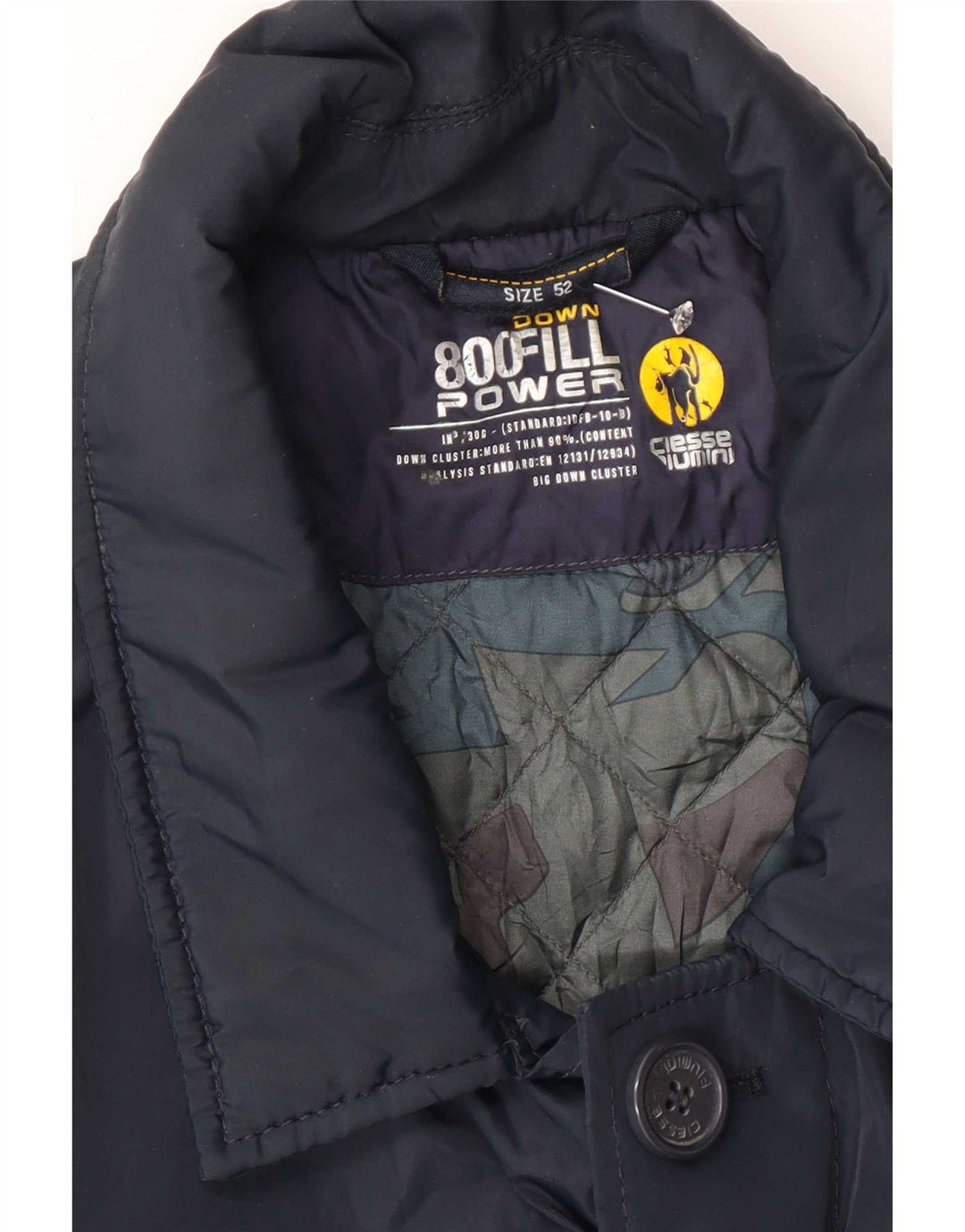 Ciesse Piumini Giacca imbottita da uomo vestibilità regolare taglia 52 grande blu navy
