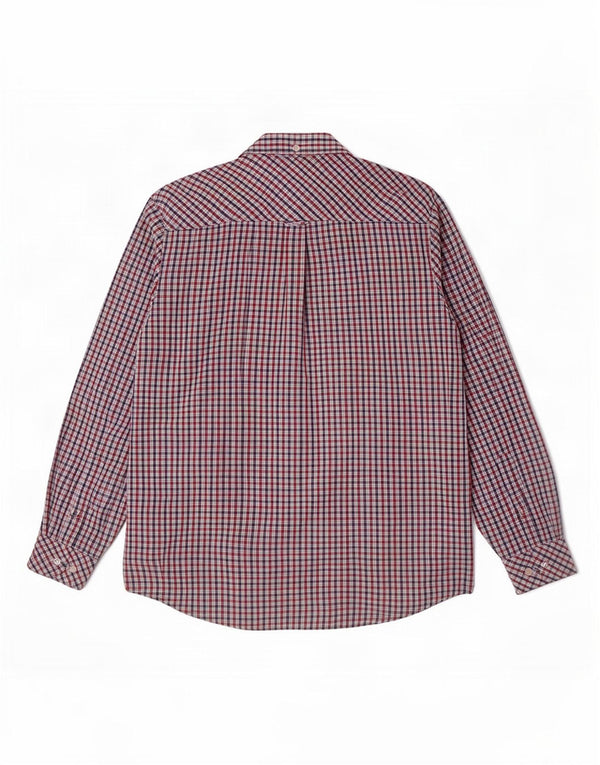Ben Sherman Mens Heritage Shirt Large Red Check Cotton