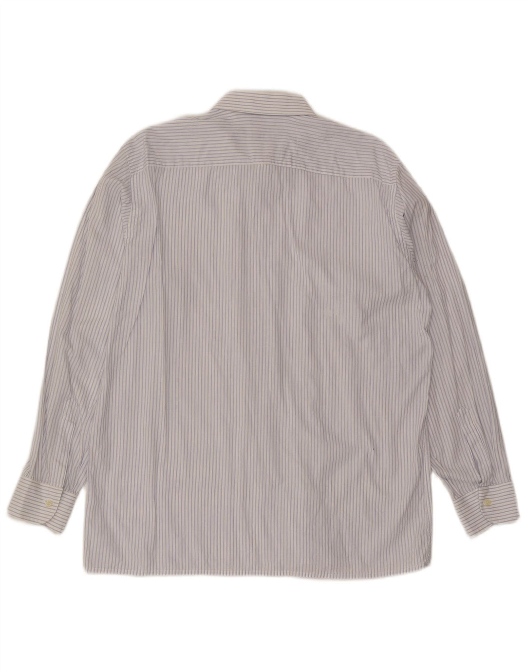 Pancaldi & B Mens Shirt Size 41 Large White Striped