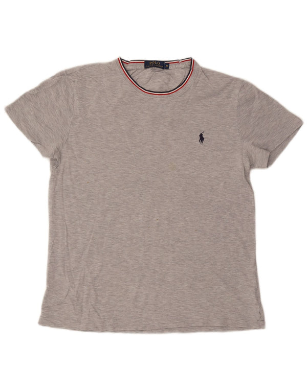 Polo Ralph Lauren Mens T-Shirt Top Medium Grey Flecked Cotton