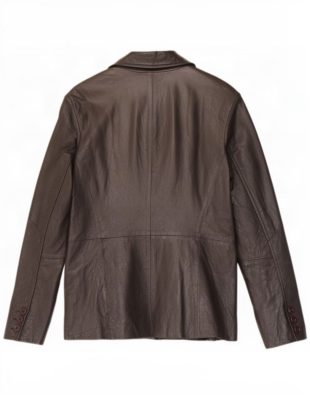 Jachetă Blazer din piele cu 3 nasturi Conbipel IT 44 Medium Negru