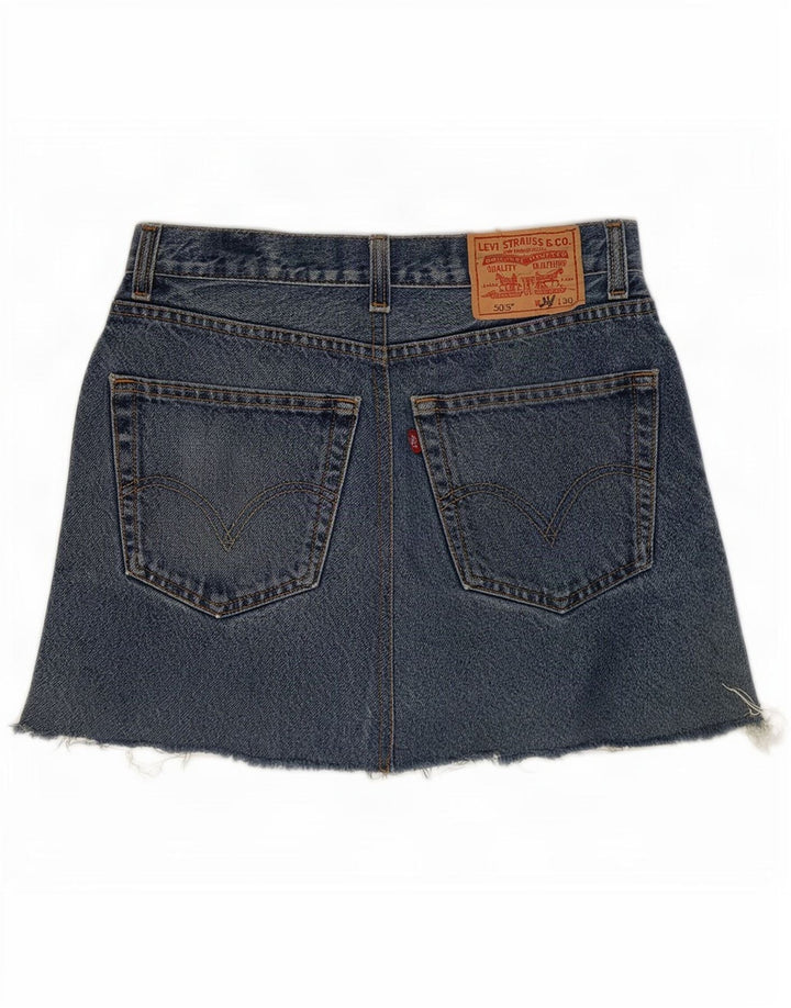 Gonna in denim Levi's 505 da donna W30 blu medio