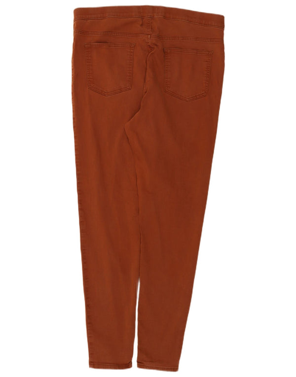 Marks & Spencer Γυναικεία Jegging Jeans UK 18 XL W38 L29 Καφέ βαμβακερό