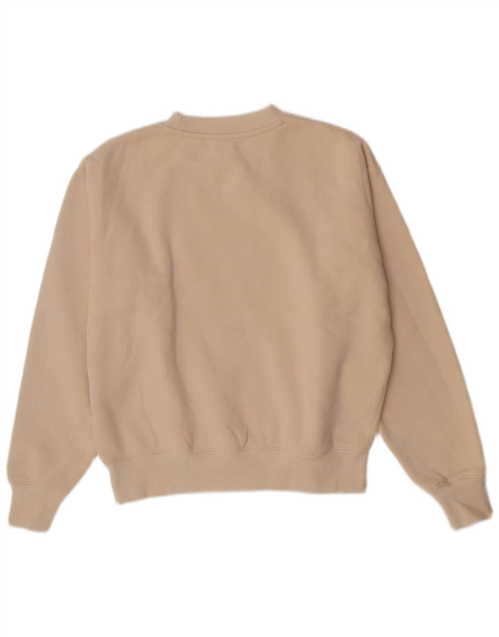 Superdry Damen-Sweatshirt in Übergröße, Größe S, Beige, Baumwolle