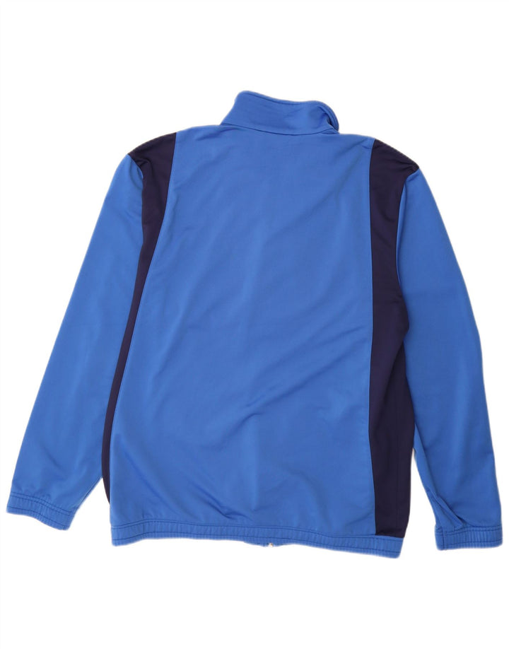 PUMA Mens Tracksuit Top Jacket Medium Blue Colourblock Polyester