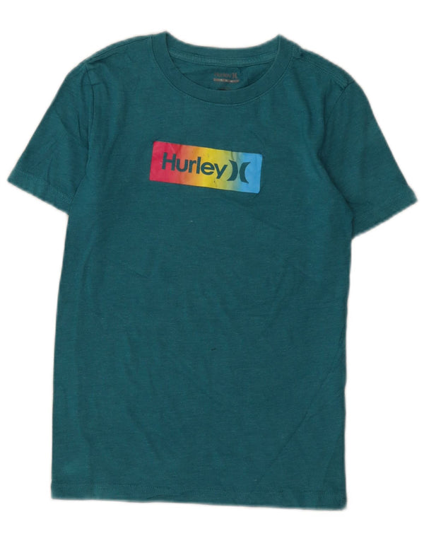 Hurley Grafik-T-Shirt für Jungen, 11–12 Jahre, mittelgrün