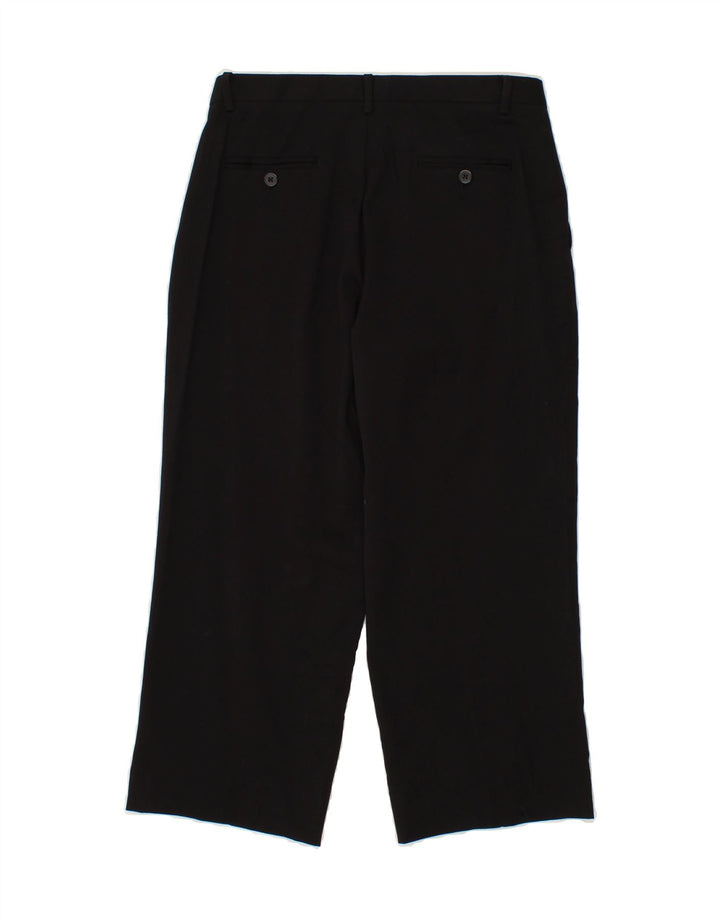 IZOD Womens Capri Casual Trousers US 12 Large W30 L23  Black Polyester Vintage Izod and Second-Hand Izod from Messina Hembry 