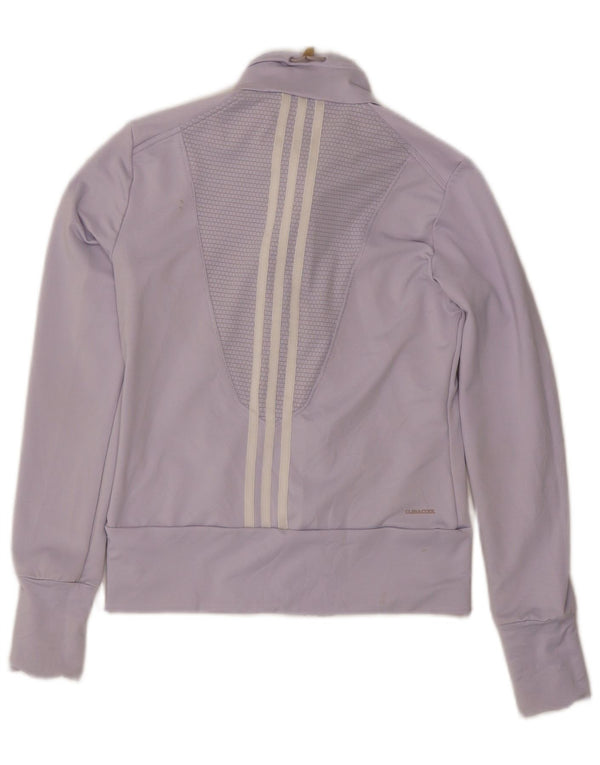 Adidas Womens Clima 365 Tracksuit Top Jacket UK 12 Medium  Purple Polyester