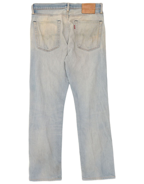 Мужские прямые джинсы Levi's 513 W31 L28 синие, хлопок