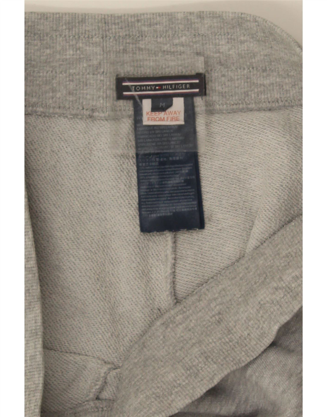 Tommy Hilfiger Mens Tracksuit Trousers Joggers Medium Grey Colourblock