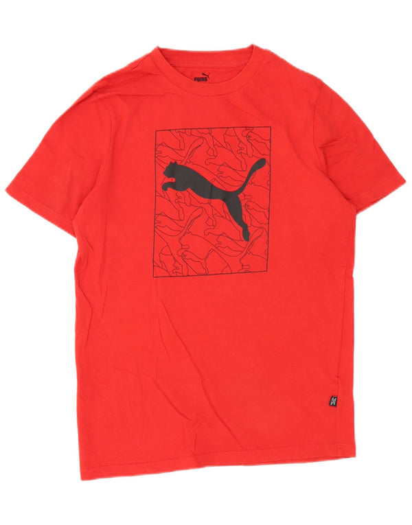 Puma T-Shirt Graphique Homme Petit Rouge Coton