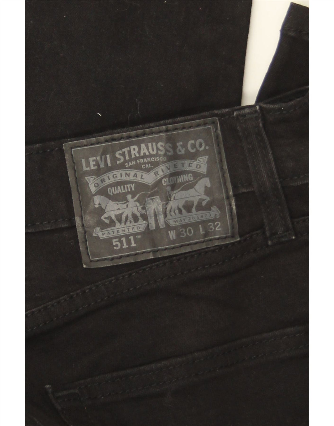 Мужские джинсы Levi's Slim 511 W30 L32 черные