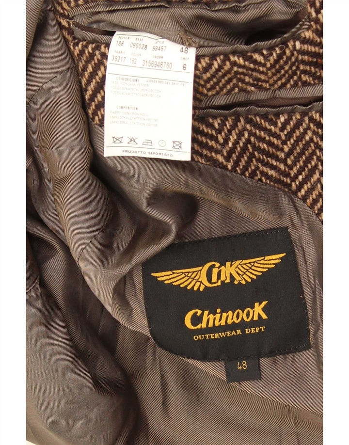 Palton pentru bărbați Chinook IT 48 Medium Brown Herringbone