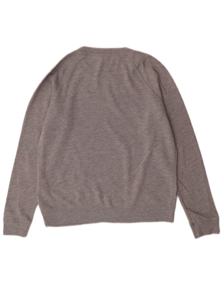 JACK WILLS Womens Sweatshirt Jumper UK 12 Medium  Grey Cotton