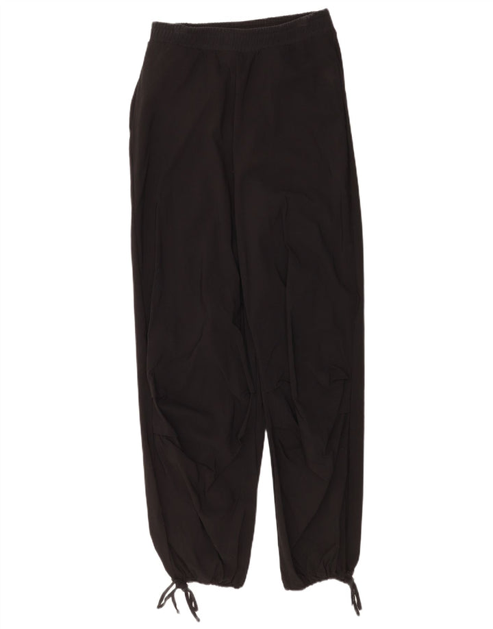 Zara Womens Joggers Chino Trousers Medium W28 L32 Black Viscose