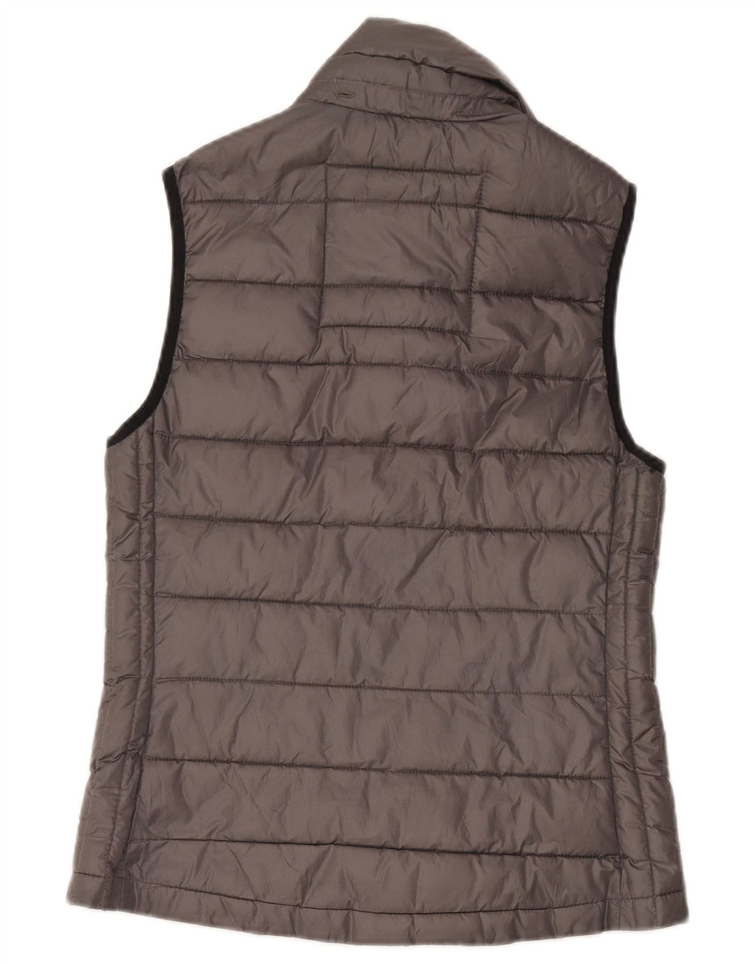 Superdry Damen Wattierte Weste UK 10 Small Grau Polyester