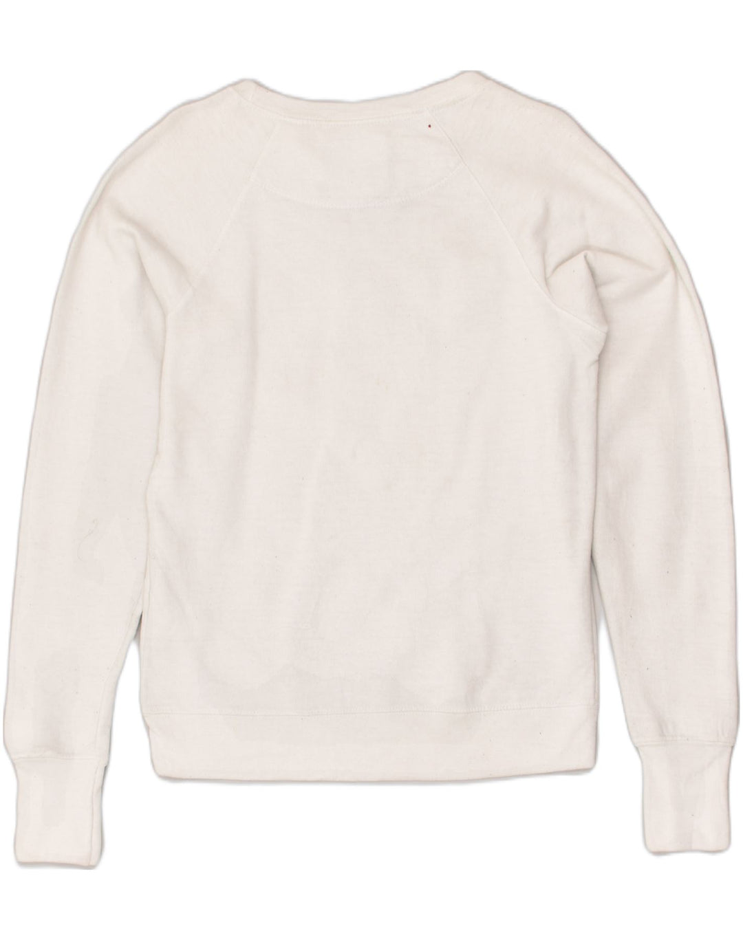 CHAMPION Mens Graphic Sweatshirt Jumper XS White Polyester | Vintage Champion | Thrift | Second-Hand Champion | Used Clothing | Messina Hembry 